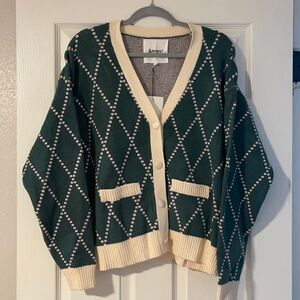 Green Cardigan